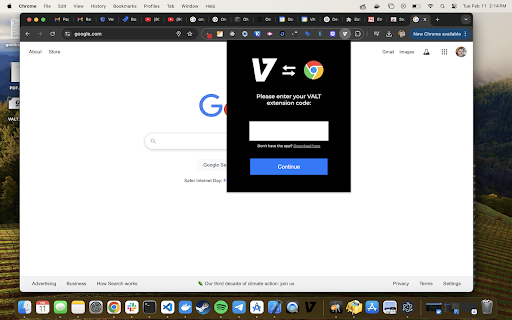 VALT Chrome Extension  from Chrome web store to be run with OffiDocs Chromium online