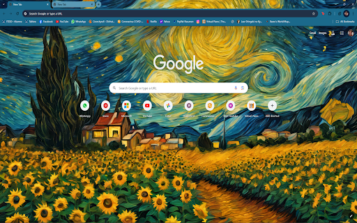 Van Gogh A.I, Sunflower Field from Chrome web store to be run with OffiDocs Chromium online Van Gogh A.I, Sunflower Field from Chrome web store to be run with OffiDocs Chromium online