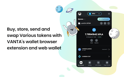 Vanta Wallet  from Chrome web store to be run with OffiDocs Chromium online