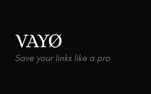 Vayo  from Chrome web store to be run with OffiDocs Chromium online