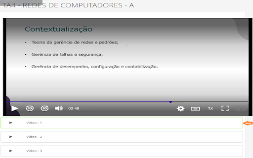 Vídeos assistidos EAD UNOPAR  from Chrome web store to be run with OffiDocs Chromium online