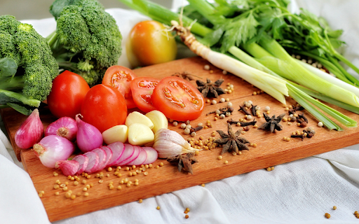 Vegetables and spices  from Chrome web store to be run with OffiDocs Chromium online