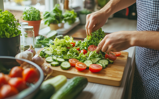 Vegetables eaten raw  from Chrome web store to be run with OffiDocs Chromium online