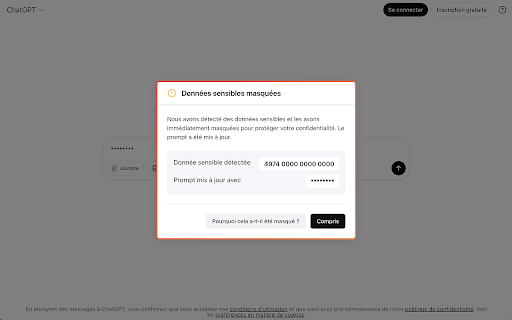 Veil it AI Security  from Chrome web store to be run with OffiDocs Chromium online