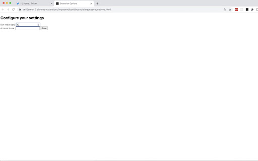 VeilScreen  from Chrome web store to be run with OffiDocs Chromium online