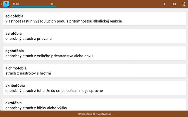 Veľký slovník cudzích slov  from Chrome web store to be run with OffiDocs Chromium online
