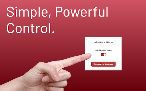 Velvet Rope Skipper  from Chrome web store to be run with OffiDocs Chromium online