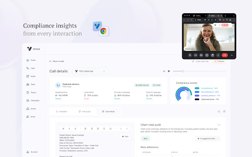 Verbal  from Chrome web store to be run with OffiDocs Chromium online