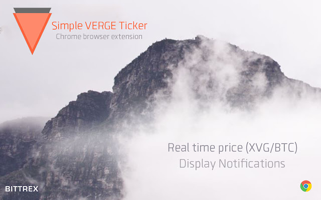 Verge (XVG) Price Ticker  from Chrome web store to be run with OffiDocs Chromium online
