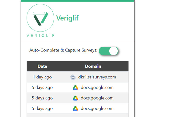 Veriglif  from Chrome web store to be run with OffiDocs Chromium online