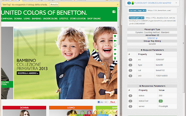 VeriTag  from Chrome web store to be run with OffiDocs Chromium online