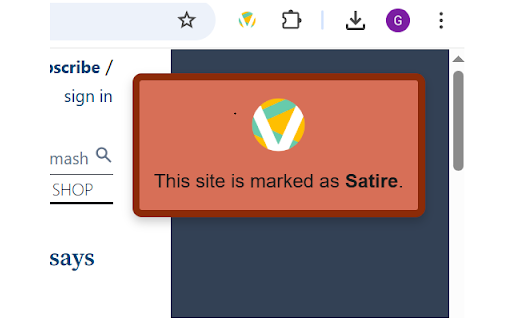 VeriVigil  from Chrome web store to be run with OffiDocs Chromium online