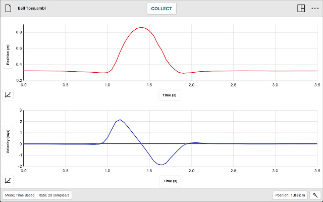 Vernier Graphical Analysis  from Chrome web store to be run with OffiDocs Chromium online