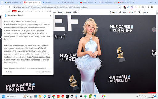 Versatile AI Tooltip  from Chrome web store to be run with OffiDocs Chromium online