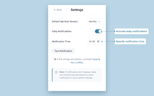 VerseReminder  from Chrome web store to be run with OffiDocs Chromium online