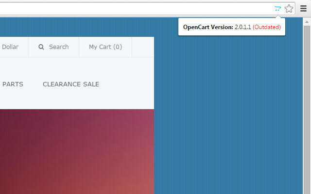 Version Check for OpenCart  from Chrome web store to be run with OffiDocs Chromium online