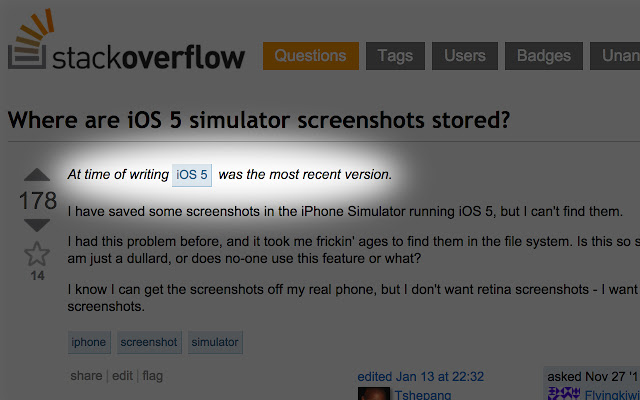 VersionHint  from Chrome web store to be run with OffiDocs Chromium online