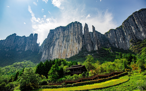 Vertical mountain ranges  from Chrome web store to be run with OffiDocs Chromium online