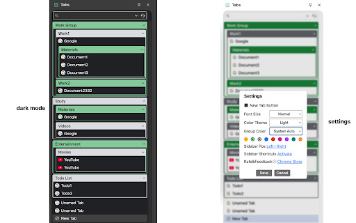 Vertical SidePanel Tab Group Manager from Chrome web store to be run with OffiDocs Chromium online Vertical SidePanel Tab Group Manager from Chrome web store to be run with OffiDocs Chromium online