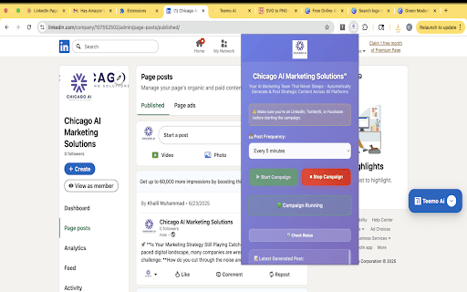 Vexo AI Your Marketing Team  from Chrome web store to be run with OffiDocs Chromium online