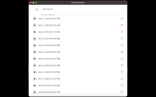 Viact Meeting Recorder  from Chrome web store to be run with OffiDocs Chromium online