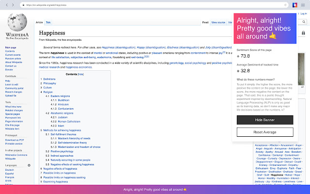 Vibes  from Chrome web store to be run with OffiDocs Chromium online