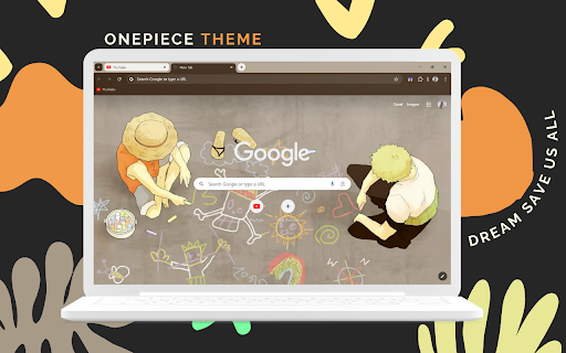 Vibey Luffy Zoro Onepiece Theme  from Chrome web store to be run with OffiDocs Chromium online