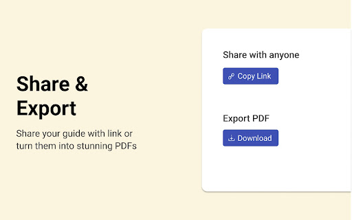 Vibheen: Create step by step guides  from Chrome web store to be run with OffiDocs Chromium online