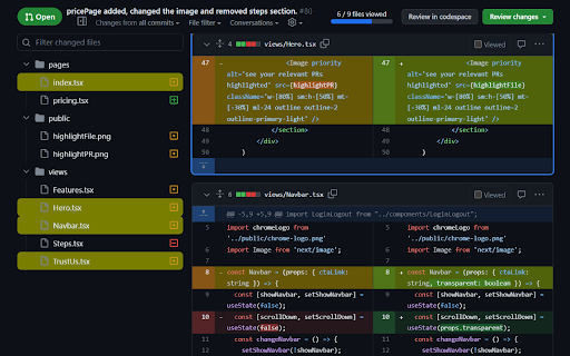 Vibinex Code Review  from Chrome web store to be run with OffiDocs Chromium online