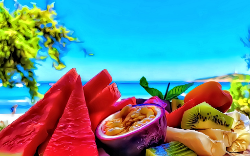 Vibrant Beachside Fruit  from Chrome web store to be run with OffiDocs Chromium online