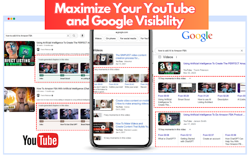 VidChapter Extension  from Chrome web store to be run with OffiDocs Chromium online