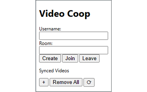 Video Coop  from Chrome web store to be run with OffiDocs Chromium online