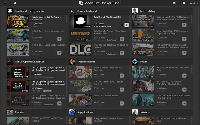 Video Deck for YouTube™ for Desktop  from Chrome web store to be run with OffiDocs Chromium online
