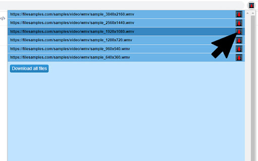 Video Downloader  from Chrome web store to be run with OffiDocs Chromium online