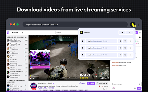 Video Downloader 4S  from Chrome web store to be run with OffiDocs Chromium online