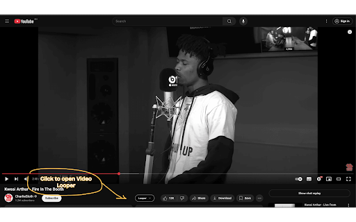 VideoLoop Pro YouTube  Other Media Section Repeater  from Chrome web store to be run with OffiDocs Chromium online