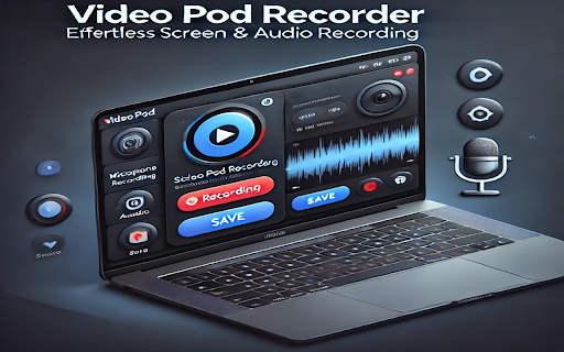 Video Pod Recorder  from Chrome web store to be run with OffiDocs Chromium online