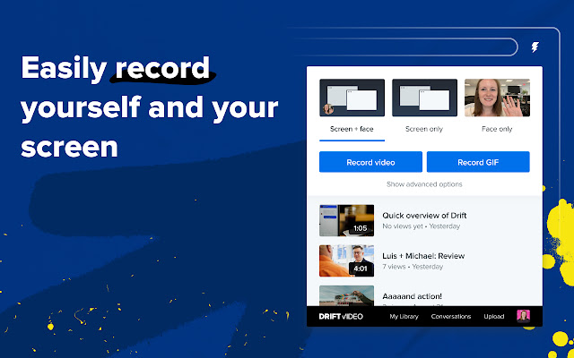 Video  Screen Recorder for Work Drift  from Chrome web store to be run with OffiDocs Chromium online