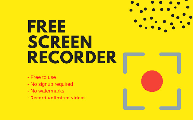 Video Screen Recorder Free  from Chrome web store to be run with OffiDocs Chromium online