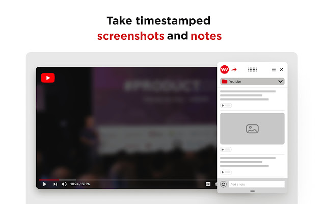 Video Screenshots and Notes Video Notebook  from Chrome web store to be run with OffiDocs Chromium online