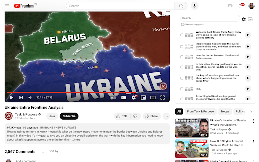 VideoSearch  from Chrome web store to be run with OffiDocs Chromium online