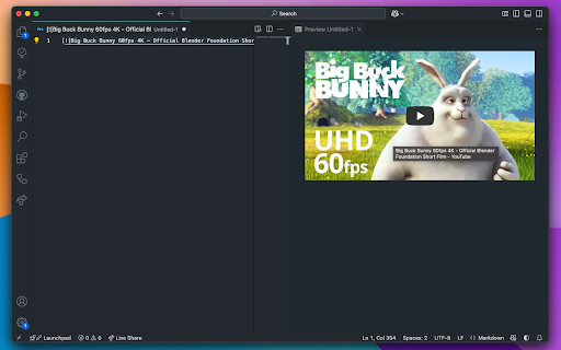 Video to markdown!  from Chrome web store to be run with OffiDocs Chromium online
