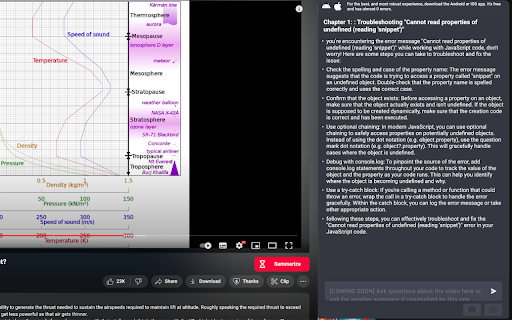 VidSummize AI YouTube Summary with Chat GPT  from Chrome web store to be run with OffiDocs Chromium online