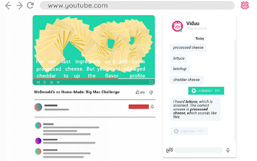 Viduu  from Chrome web store to be run with OffiDocs Chromium online