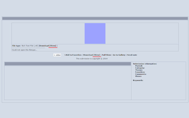 View Furaffinity Text Submissions In Browser  from Chrome web store to be run with OffiDocs Chromium online