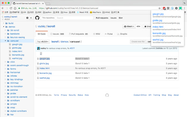 View Github demo  from Chrome web store to be run with OffiDocs Chromium online
