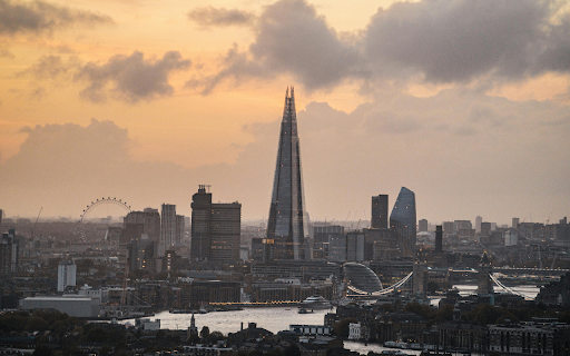 View of London at Sunset  from Chrome web store to be run with OffiDocs Chromium online
