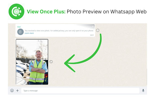 View Once Plus: Photo Preview on Whatsapp Web  from Chrome web store to be run with OffiDocs Chromium online