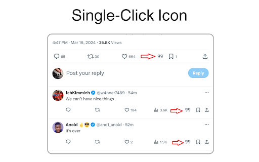 View Quote Tweets On Twitter QuickQuotes  from Chrome web store to be run with OffiDocs Chromium online