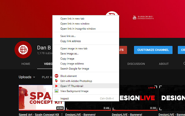 View Youtube™ Thumbnail  from Chrome web store to be run with OffiDocs Chromium online